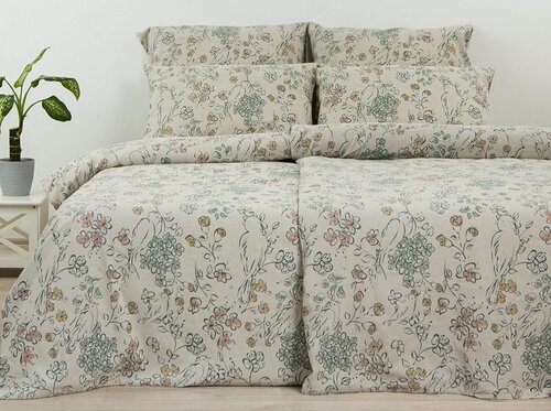 Изображение товара Комплект умягченного постельного белья "Поющий сад" 2,0 спальный Оршанский