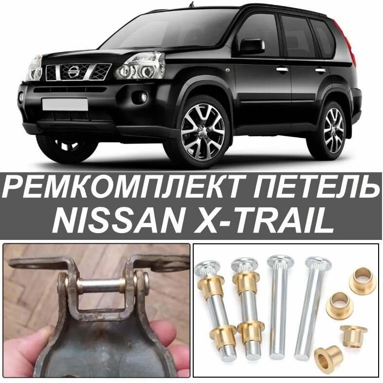 Петели двери Nissan X-Trail T 30 T31 2001-2014 (Ниссан Х-трейл) 4 штуки