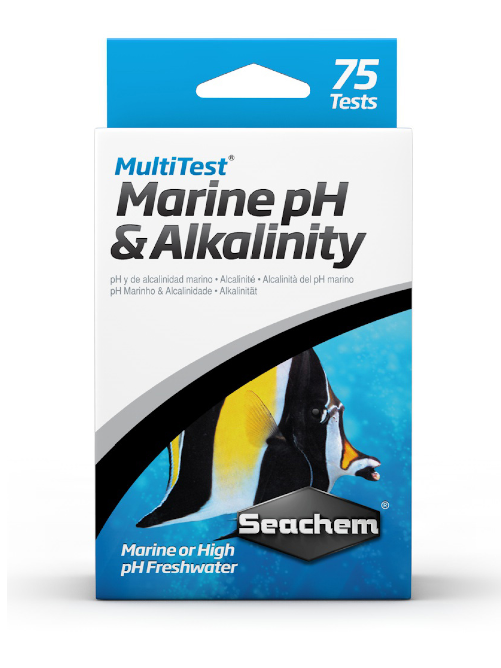 Картинки Тест для воды Seachem MultiTest: Marine pH & Alkalinity (для морского аквариума) капельный на pH и щелочность, 75 тестов