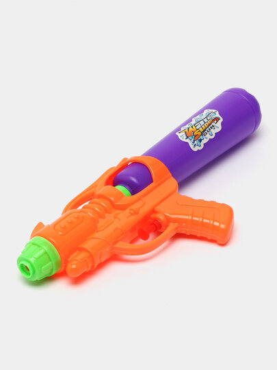Игрушечный водяной пистолет Water Gun, длина 25см, цвет зеленое яблоко — фото 1