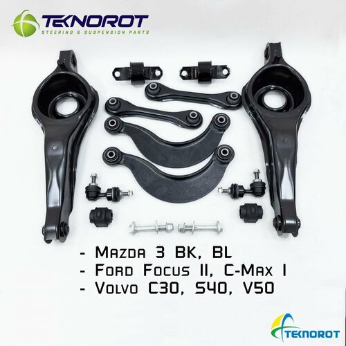 Комплект рычагов задней подвески Teknorot для Ford Focus 2 Mazda 3 BK BL Volvo C30 S40 V50 39230₽