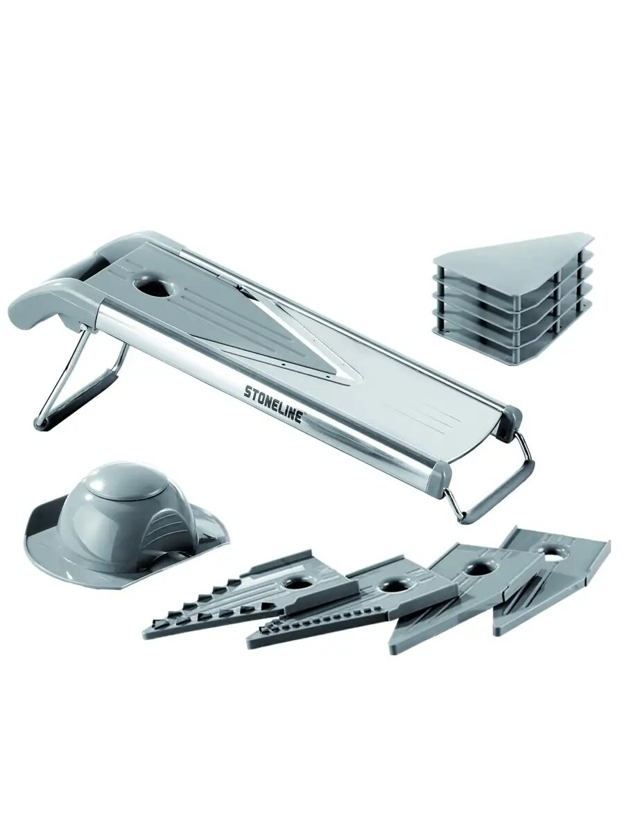 Терка Stoneline с V-образным лезвием нержавеющая сталь/пластик Германия