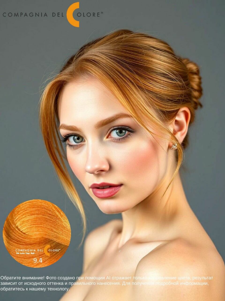 CDC 9/4 Блондин медный; стойкая краска для волос 100 мл — фото 1