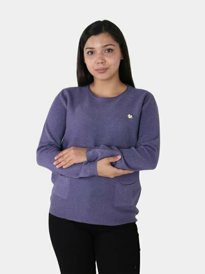 Свитер размер One Size, , фиолетовый