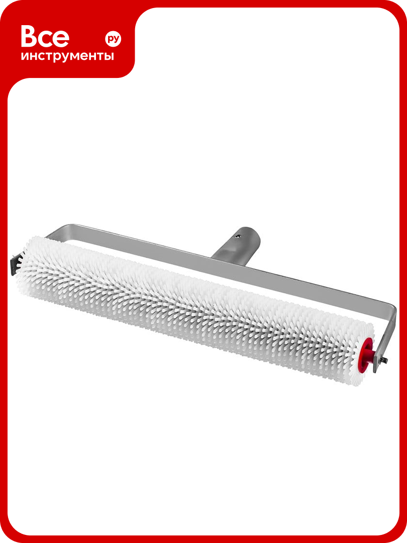 Игольчатый валик для наливных полов на металлической рамке Зубр мастер 72х600 мм 03952-60