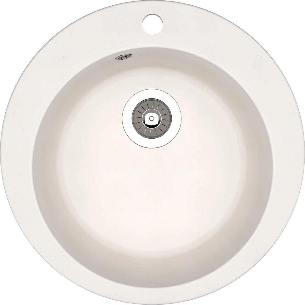 Кухонная мойка Dr.Gans Гала 25.010. B0510.401 51x51 см белый