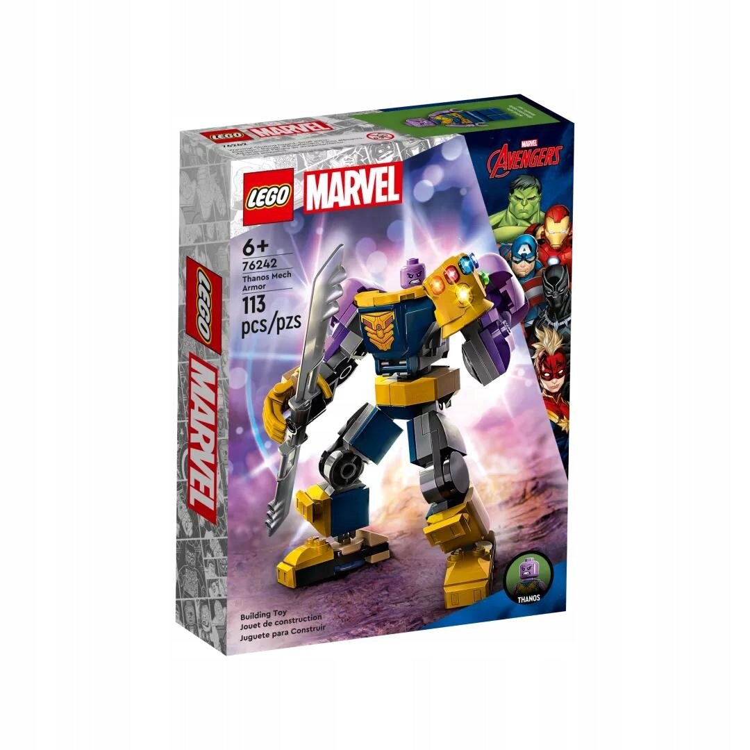 Конструктор LEGO Super Heroes 76242 Механическая броня Таноса