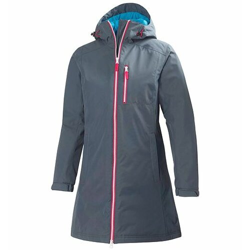 фото  куртка helly hansen w blume puffy parka демисезонная, силуэт полуприлегающий, водонепроницаемая, утепленная, мембранная, подкладка, капюшон, карманы, ветрозащитная, манжеты, герметичные швы, быстросохнущая, несъемный капюшон, размер xs, серый