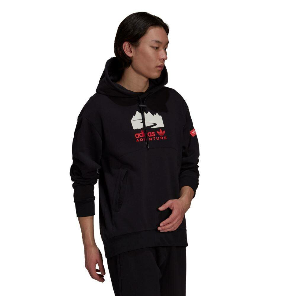 Худи спортивное adidas Adventure, размер XS, , черный — фото 1