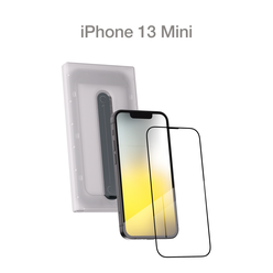 Защитное стекло с аппликатором COMMO для Apple iPhone 13 mini, прозрачное