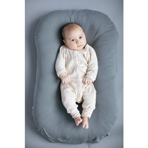 Кокон-матрасик Cuddlebaby с чехлом Графит