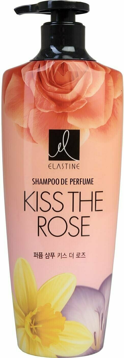 Elastine / Шампунь для волос Elastine Perfume Kiss The Rose 600мл 3 шт