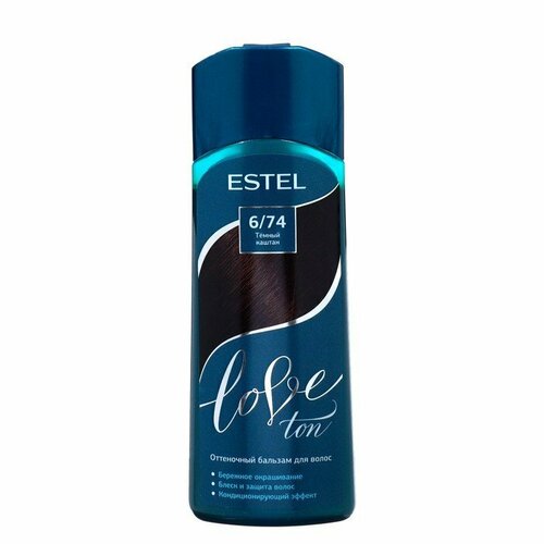 Оттеночный бальзам для волос ESTEL LOVE темный каштан (комплект из 6 шт)