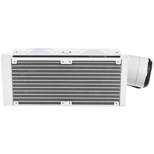 Водяное охлаждение Id-cooling FROSTFLOW-240-XT-SNOW, белый/белая подсветка — фото 15