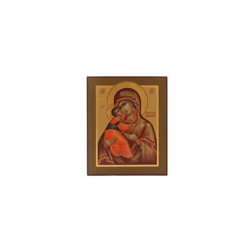 икона финифть бм владимирская Икона 21х17 БМ Владимирская #169614