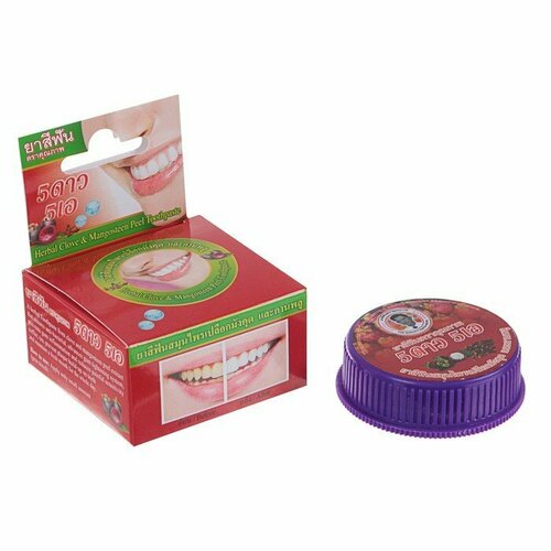Зубная паста 5 Star Cosmetic с травами и экстрактом мангостина, 25 г (комплект из 8 шт)