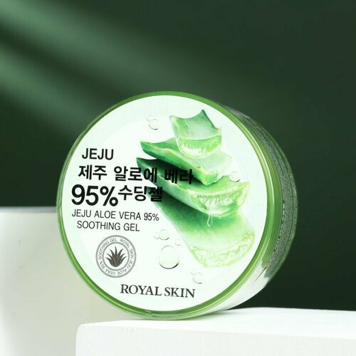Многофункциональный гель для лица и тела с 95 содержанием Aloe Royal Skin 300 мл комплект из 2 шт 2319₽