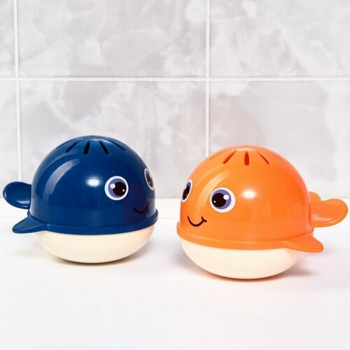 Игрушка-фонтанчик для ванны «Китёнок», цвет микс (комплект из 3 шт) игрушка для ванны корабль фонтанчик цвет микс комплект из 2 шт