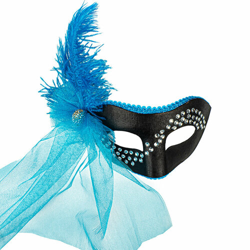 фото Набор для создания карнавальной маски "магия масок" загадочный взгляд (бирюзовый) китай