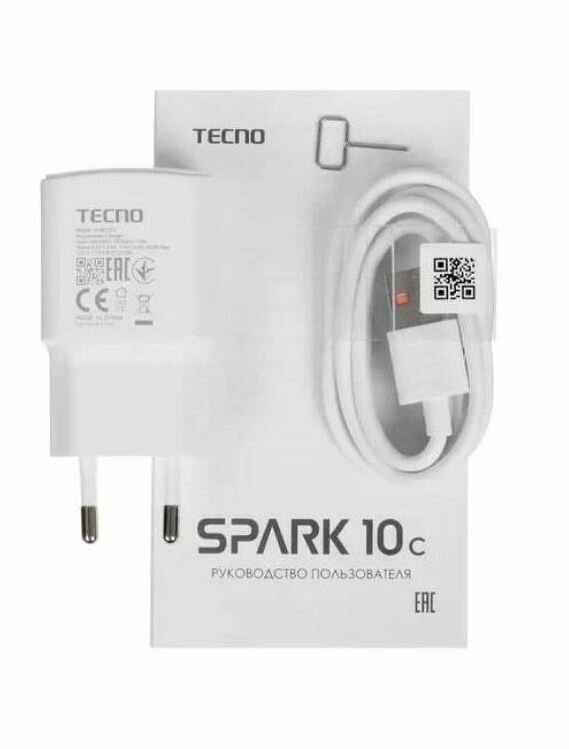 Смартфон Tecno Spark 10c 4/64Gb Meta Blue - фото №13