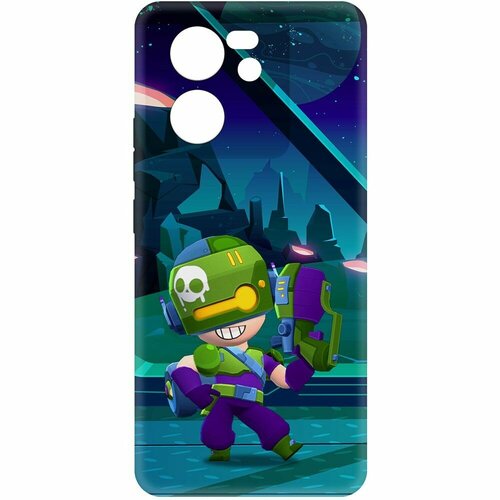 Чехол-накладка Krutoff Soft Case Brawl Stars - Контрабандистка Пенни для Xiaomi 13T черный чехол накладка krutoff soft case brawl stars контрабандистка пенни для xiaomi redmi note 12 pro 5g черный