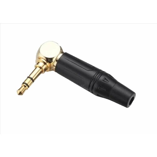 Ds-кабель mJU-B угловой кабельный разъем Jack 3.5 mm, черный (стерео)