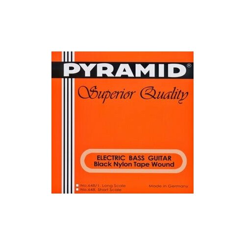 Одиночная струна для бас-гитары Pyramid Acoustic Bass Black Tape Nylon 648105 135