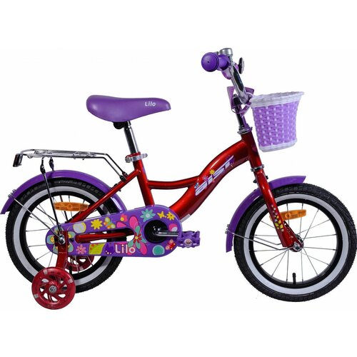 Велосипед детский Aist LILO двухколесный, 14 красный велосипед детский aist serenity двухколесный 1 0 голубой 2020