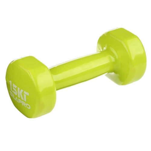 SILAPRO Гантель с виниловым покрытием 15кг -100гр металл 615₽