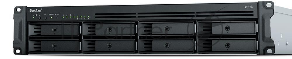 Схд стоечное исполнение 8bay 2u no hdd rs1221rp+ synology