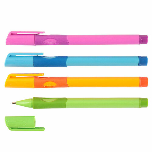 Ручка шар. синяя для правшей (12штук)