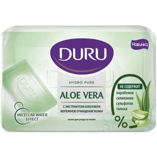 Мыло туалетное Duru HYDRO PURE Алоэ, 110 г