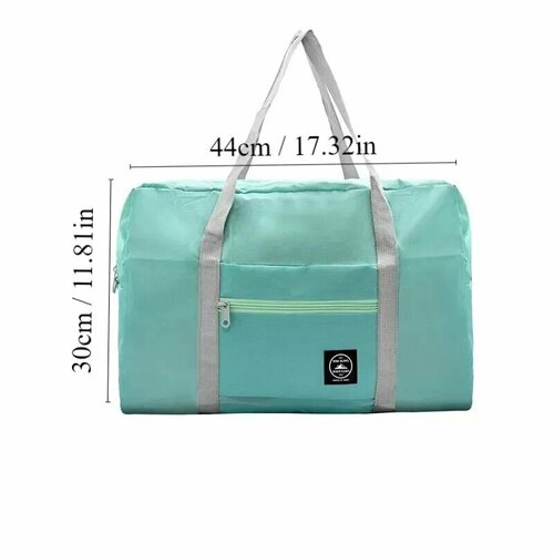 фото Сумка дорожная , 44х30, бирюзовый нет бренда