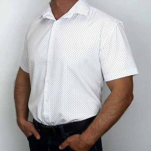 фото Рубашка , размер 52, белый westtiger