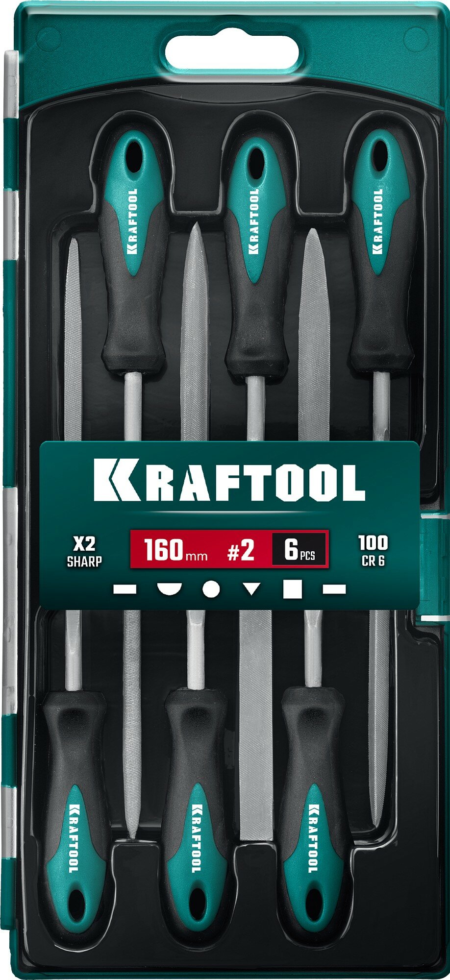 KRAFTOOL набор надфилей 6  160 в коробке