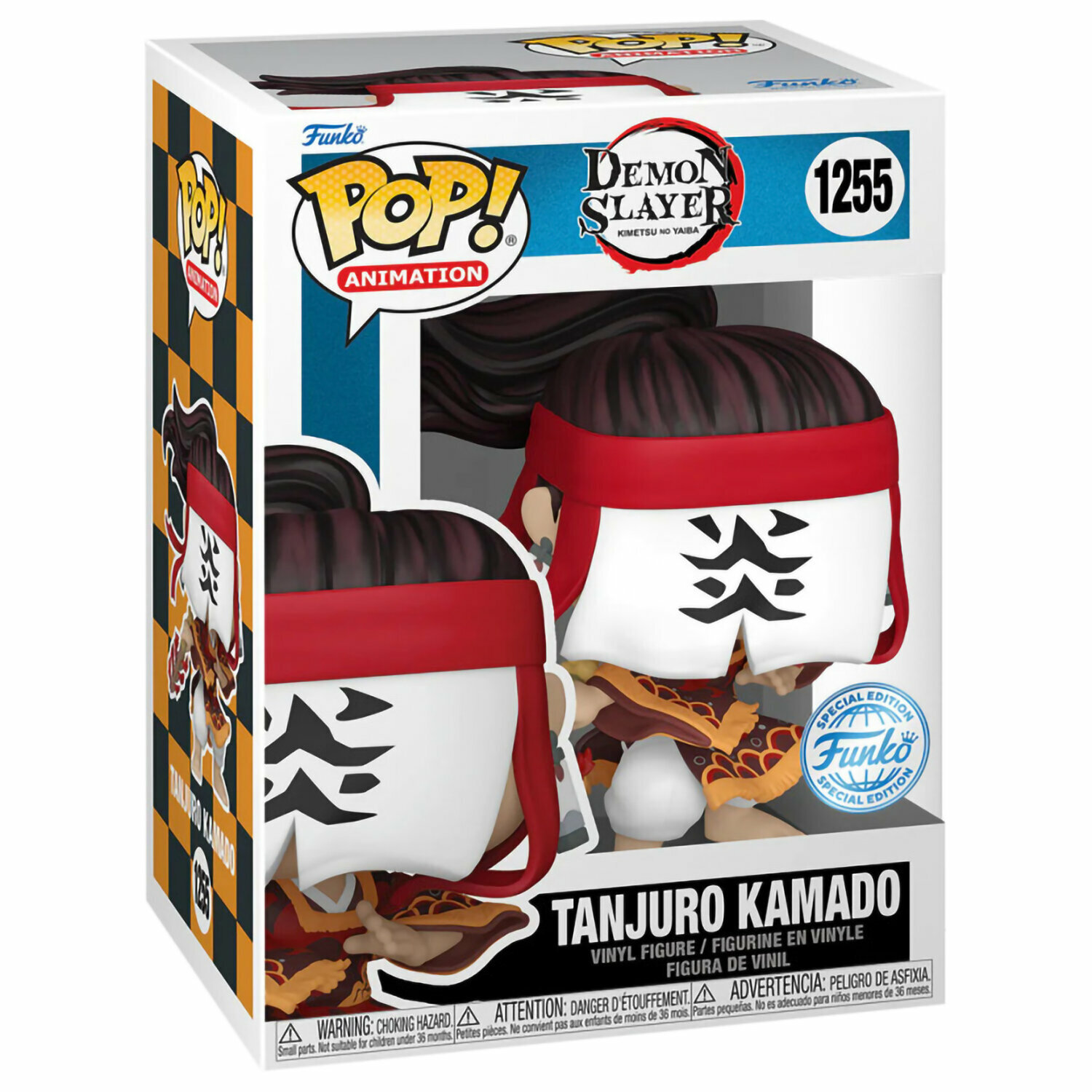 Фигурка Funko POP! Deluxe. Истребитель демонов: Танджиро (Танец бога огня) - фото №2