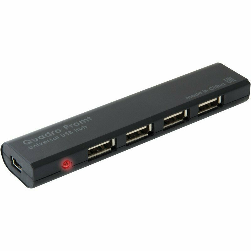 Разветвитель USB Defender Quadro Promt USB 2.0, 4 порта, 1062616