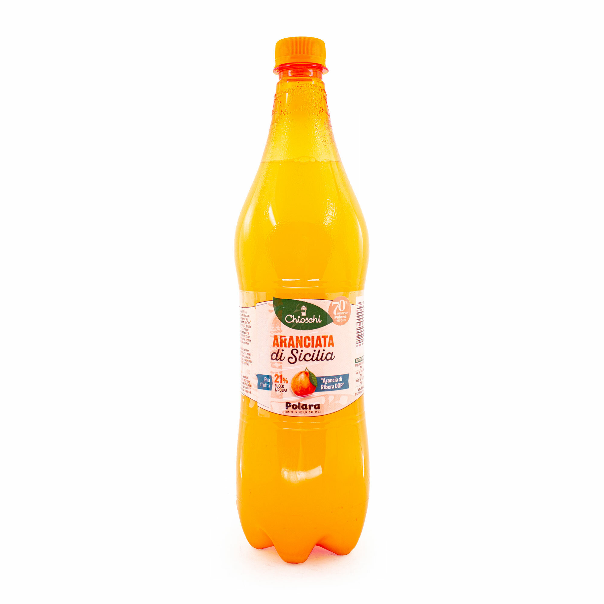 Лимонад из сицилийских апельсинов Аранчата CHIOSCHI, POLARA, 0,950 л (пл/бут)
