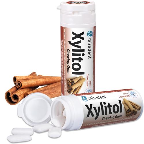 Жевательная резинка Miradent Xylitol Корица, 30 шт