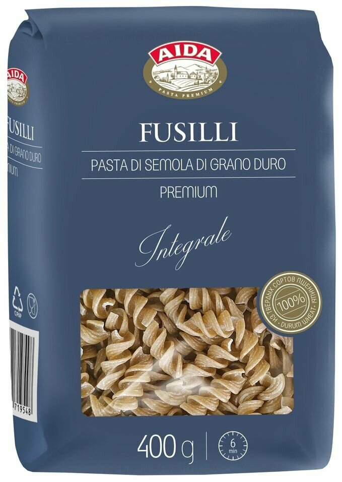 Макароны Aida Fusilli 400г х 2шт