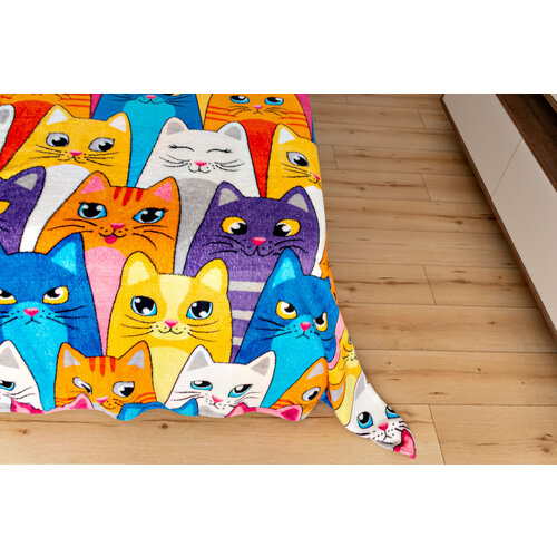 Плед Alice Textile Веселые коты 150200 аэрософт 1190₽