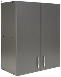 Кухонный модуль шкаф навесной верхний с 2 створками DomA Орса, графит 72х31.7х60