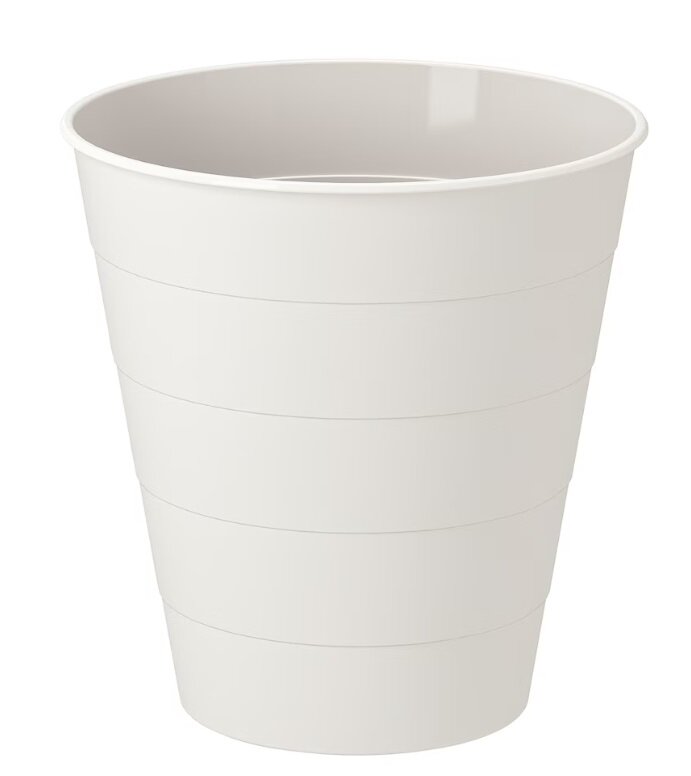 Мусорное ведро Икеа Фнисс Ikea Fniss 10 л белый
