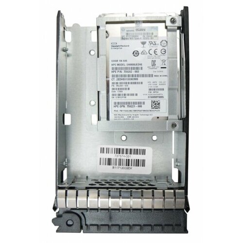 Жесткий диск HP 737396-S21 600Gb 15000 SAS 25 HDD 4533500₽
