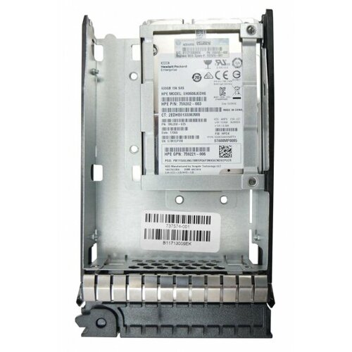 737574-001 HP Жесткий диск HP 600GB SAS HDD - 15K, LFF [737574-001] 642266 001 hp жесткий диск hp 600gb 10000rpm sas 6gbps [642266 001]