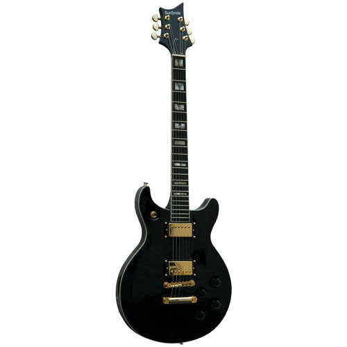 SCPQ-285 Электрогитара, черная, Sunsmile