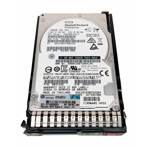 Жесткий диск HP 785410-001 300Gb 10000 SAS 2,5 HDD