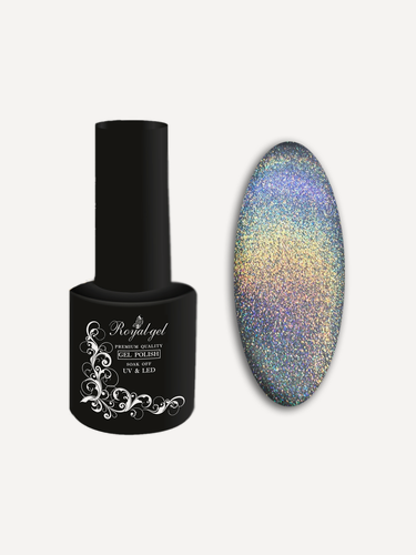 Изображение товара Гель лак Royal-gel "Голографик" кошачий глаз" 5 мл. HCER