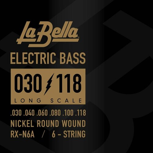 Комплект струн для бас-гитары La Bella RX-N6A