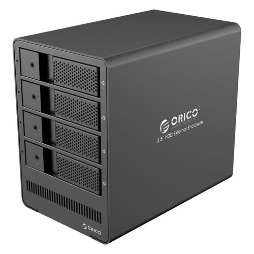 Док-станция для жёстких дисков ORICO черный (ORICO-9548U3-BK) док станция orico sata для usb 3 0 с несколькими жесткими дисками с автономным клоном 2 bay hdd док станция для 2 5 3 5 дюйма hdd ssd